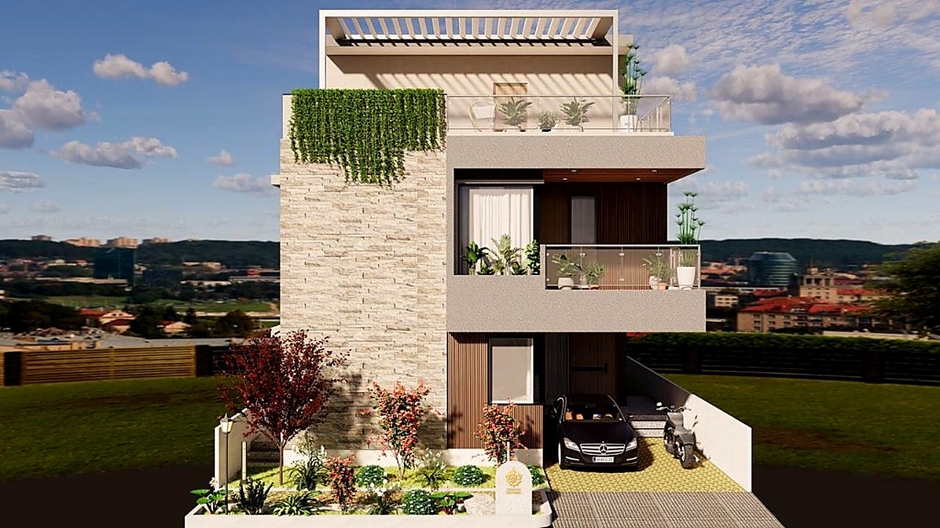 Harmony Homes house 3D view 9 from every direction