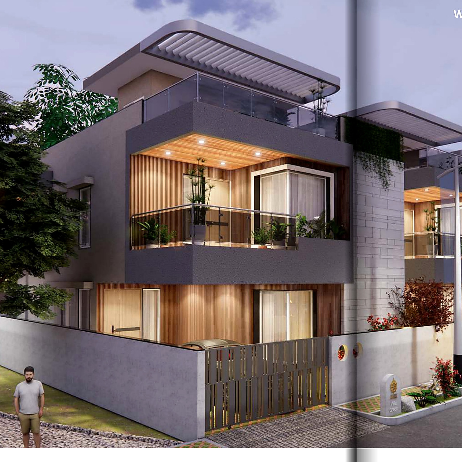 North Facing villa concept